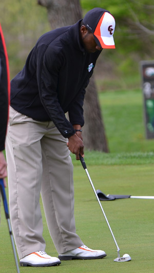 Christian Heavens recently finished second in a tournament in Houston. File art from his senior year at Georgetown.